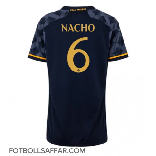 Real Madrid Nacho #6 Bortatröja Dam 2023-24 Kortärmad